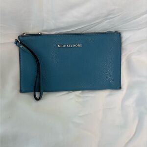 Michael Kors Blue Wristlet